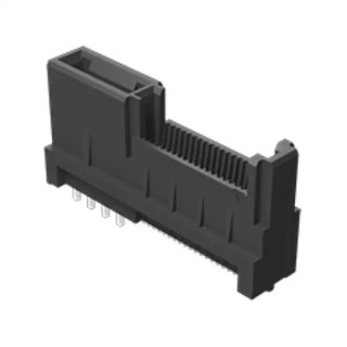 Samtec Right Angle Edge Connector Female, Surface Mount, 120 Contacts, 0.8 mm Pitch, 2 Row, Solder HSEC8-160-01-S-RA-TR