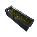 Samtec HTSS Series Right Angle Surface PCB Header 10 Contacts 2.54 mm Pitch 2 Rows Shrouded HTSS-105-01-L-DV-P-TR