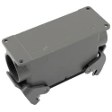 HARTING Heavy Duty Power Connector Housing Han B Range 24B Surface Mount Die Cast Aluminium IP65 19300240273