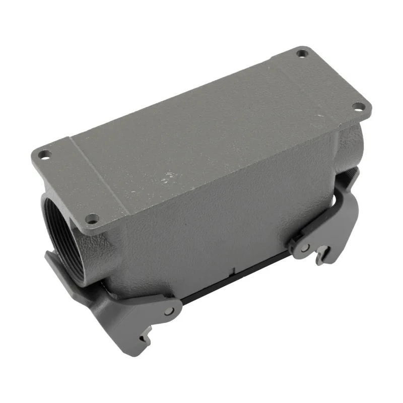 HARTING Heavy Duty Power Connector Housing Han B Range 24B Surface Mount Die Cast Aluminium IP65 19300240273
