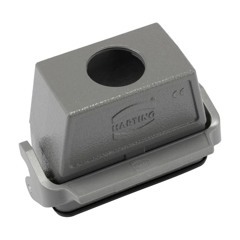 HARTING Han B Range Heavy Duty Power Connector Hood, Die Cast Aluminium Body, IP65, M32 Thread Size, 1 Lever 19300160757