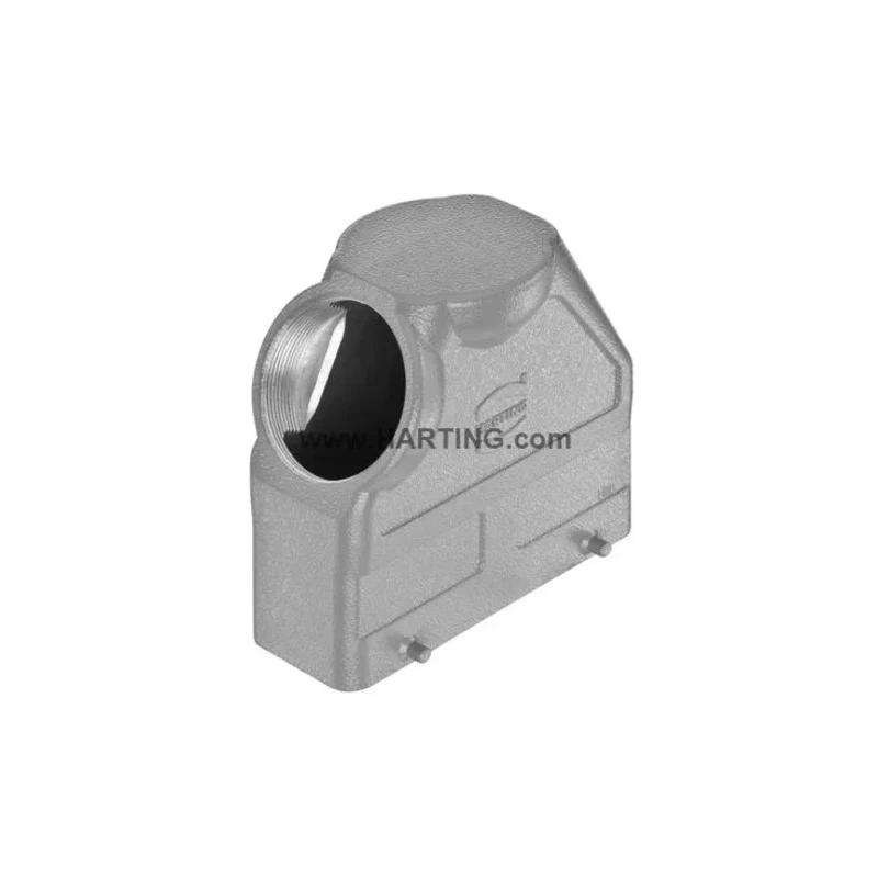 HARTING 1930 Range Heavy Duty Power Connector Hood Double Lever Die Cast Aluminium Body IP65 30° Cable Entry M50 19300240529