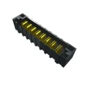 Samtec PET Series Straight Through Hole PCB Header 8 Contact 6.35 mm Pitch 1 Row Shrouded PET-08-02-L-VT