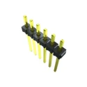 Samtec MTMM Series Vertical Through Hole Pin Header, 4 Contact, 2 mm Pitch, 2 Row, Unshrouded MTMM-102-05-T-S-295