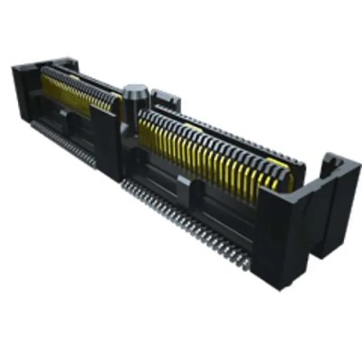 Samtec QFS Series Right Angle Surface PCB Socket 104-Contact 2 Row 0.64 mm Pitch 300V QFS-052-01-SL-D-RA