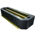 Samtec QTS Series Right Angle Surface PCB Header 50 Contact 0.64 mm Pitch 2 Row Shrouded QTS-025-01-F-D-RA