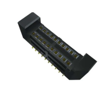 Samtec SEM Series Straight Surface PCB Socket, 20-Contact, 3 Row, 0.8 mm Pitch, 2.6A Current, 330V SEM-110-02-03.0-H-D-WT