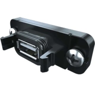 Samtec Straight Panel Female USB Type A 1 Port IP68 USB Connector USB 2.0 RPBU-01-S-A-VT