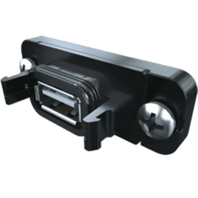 Samtec Straight Panel Female USB Type A 1 Port IP68 USB Connector USB 2.0 RPBU-01-S-A-VT