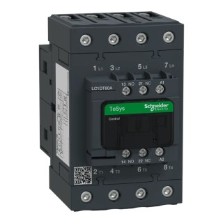 Schneider Electric TeSyS D 4-Pole 80A Motor Control Contactor with 110V AC Coil LC1DT80AF7