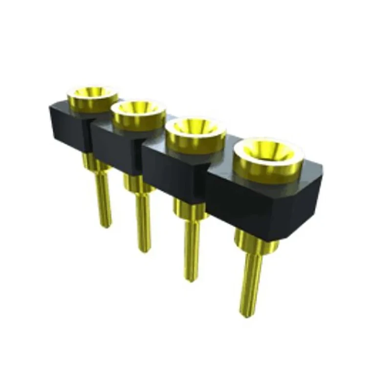 Samtec Straight Through Hole PCB Socket 5-Contact 1 Row 2.54 mm Pitch Solder SL-105-G-11
