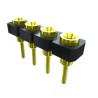 Samtec Straight Through Hole PCB Socket 5-Contact 1 Row 2.54 mm Pitch Solder SL-105-G-11