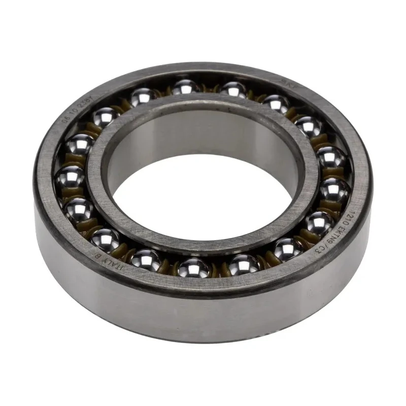 SKF 2 Light Series Self-Aligning Ball Bearing 50 mm Inside Diameter 90 mm Outside Diameter 20 mm Race Width 1210 EKTN9/C3