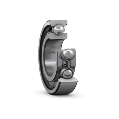 SKF Single Row Deep Groove Ball Bearing with 105 mm ID, 160 mm OD, Sheet Metal Cage, Steel Balls 16021