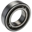 SKF Cylindrical Roller Bearing , 40 mm Inside Diameter, 80 mm Outside Diameter, 18 mm Race Width, Non-Metallic NU 208 ECP/C3