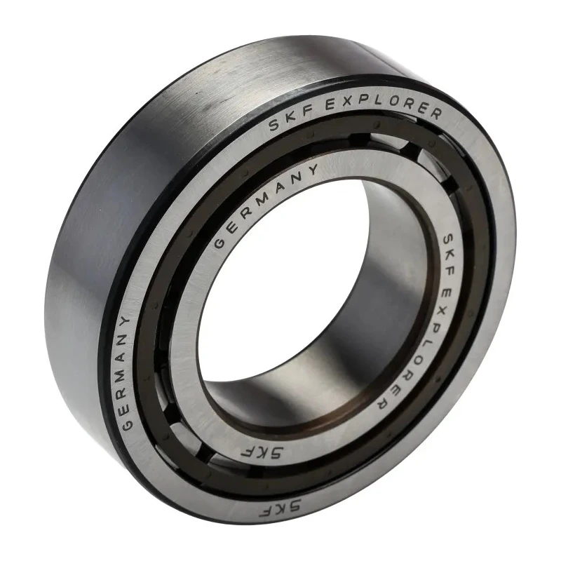 SKF Cylindrical Roller Bearing , 40 mm Inside Diameter, 80 mm Outside Diameter, 18 mm Race Width, Non-Metallic NU 208 ECP/C3
