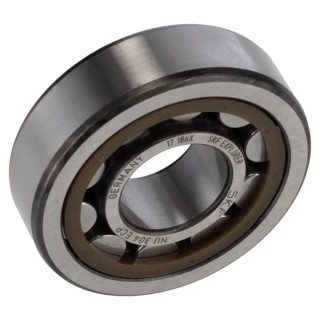 SKF Cylindrical Roller Bearing , 20 mm Inside Diameter, 52 mm Outside Diameter, Shielded, Non-Metallic Cage NU 304 ECP