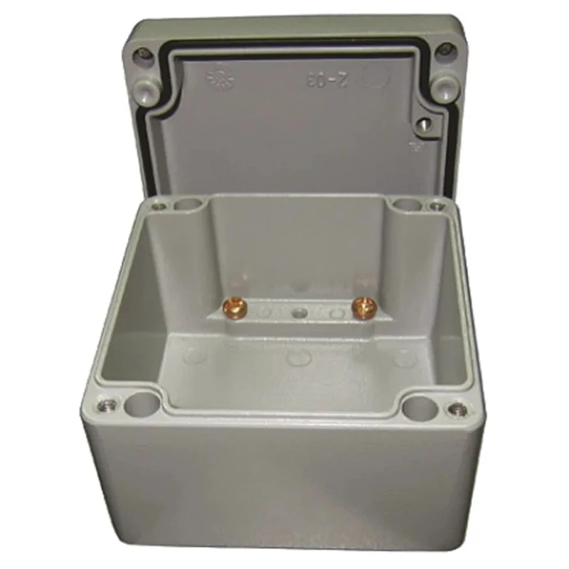 RS PRO RJ Series Die Cast Aluminium Enclosure IP66 Grey Lid 180 mm x 600 mm x 310 mm 846-3036