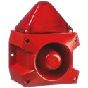 Pfannenberg Red Sounder-Beacon Combination 255V DC 105 dB IP66 Electronic Sounder IP66