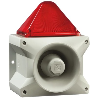 Pfannenberg PATROL Series Sounder-Beacon Combination Blue, Red, Clear, Yellow, Amber, White, Green Xenon Flash 23361805055