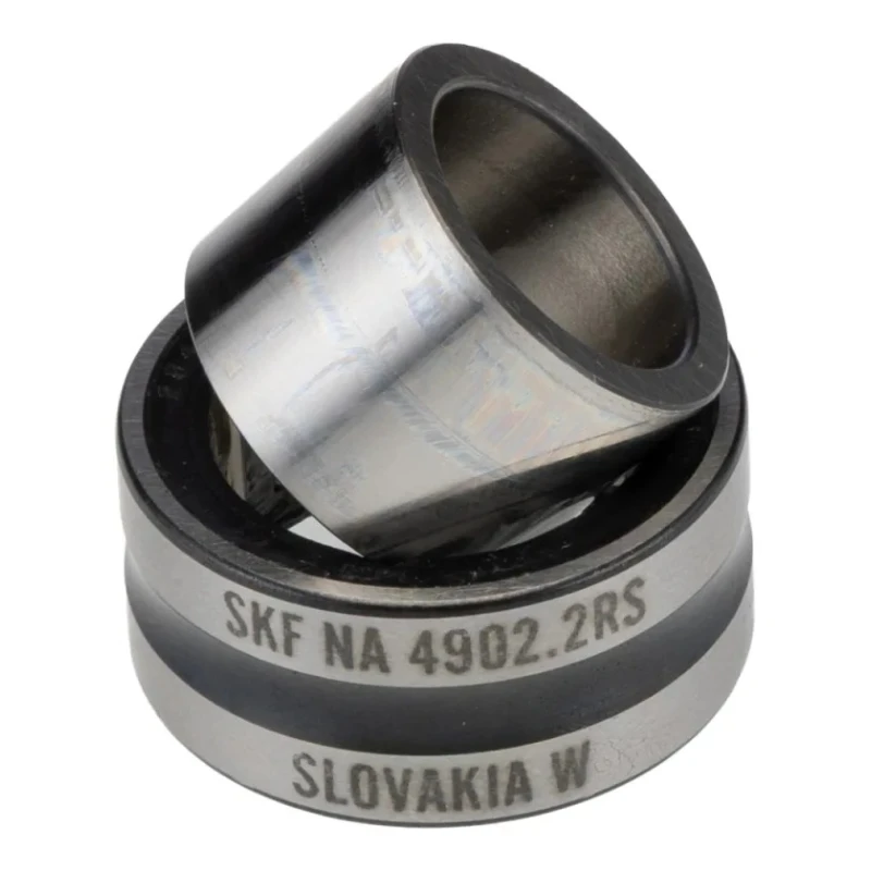 SKF Cylindrical Roller Bearing 15 mm ID 28 mm OD Shielded Sheet Metal Cage Steel Rollers NA 4902.2RS