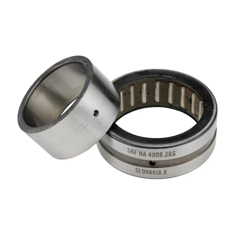 SKF Cylindrical Roller Bearing 40 mm ID, 62 mm OD, Sheet Metal Cage, Open End Type NA 4908.2RS
