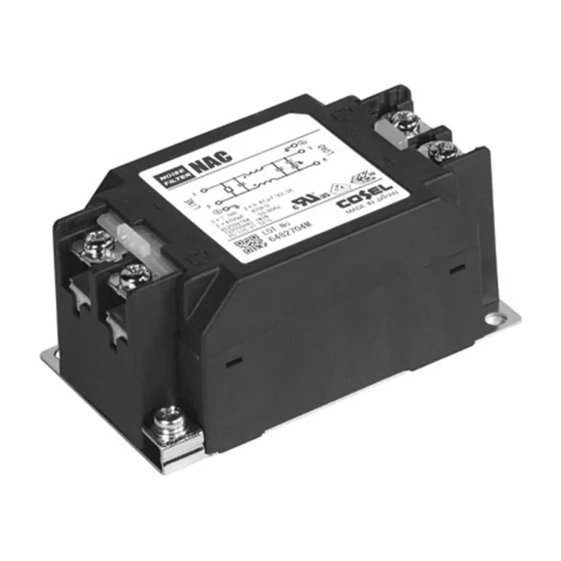 Cosel Single Phase Panel Mount RFI Filter NAC-30-472 30A 250V ac/dc 150 kHz to 1 MHz Screw Terminal