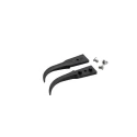 ideal-tek ESD Replaceable Tweezer Carbon Fibre Plastic Very Fine Curved 40mm A7CF