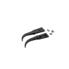 ideal-tek ESD Replaceable Tweezer Carbon Fibre Plastic Very Fine Curved 40mm A7CF