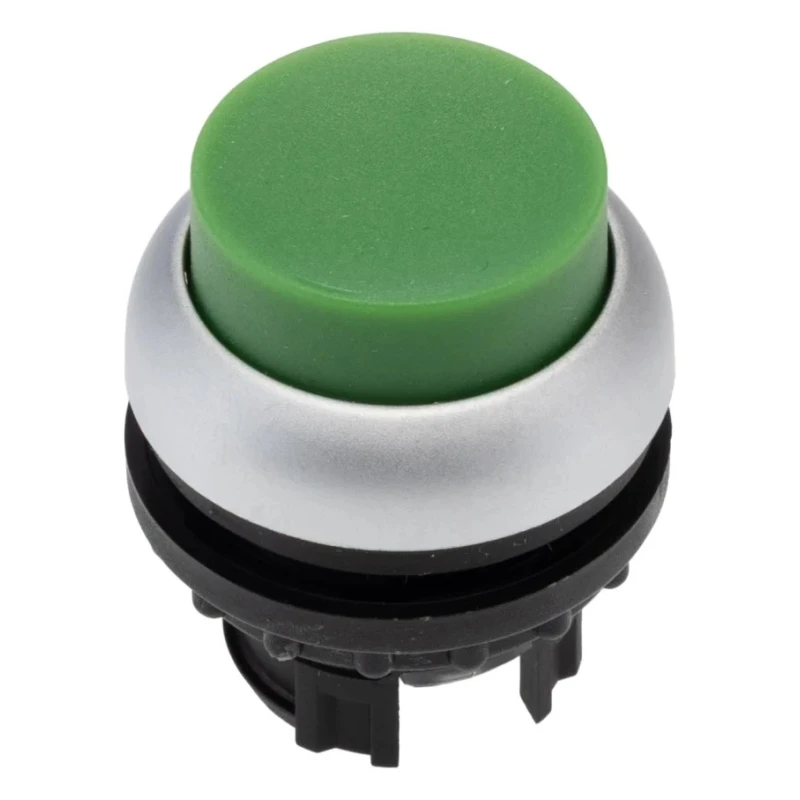 Eaton RMQ Titan M22 Series Green Momentary Push Button Head 22.5 mm Cutout Plastic IP66 IP67 IP69K 216643 M22-DH-G