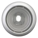 Eaton Silver Momentary Push Button Head, 22.5 mm Cutout, Round Actuation, Plastic, IP66 IP67 IP69K 216933 M22-DL-X