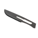 Swann-Morton Carbon Steel Curved Scalpel Blade No.10, 100 Pieces Package 1101