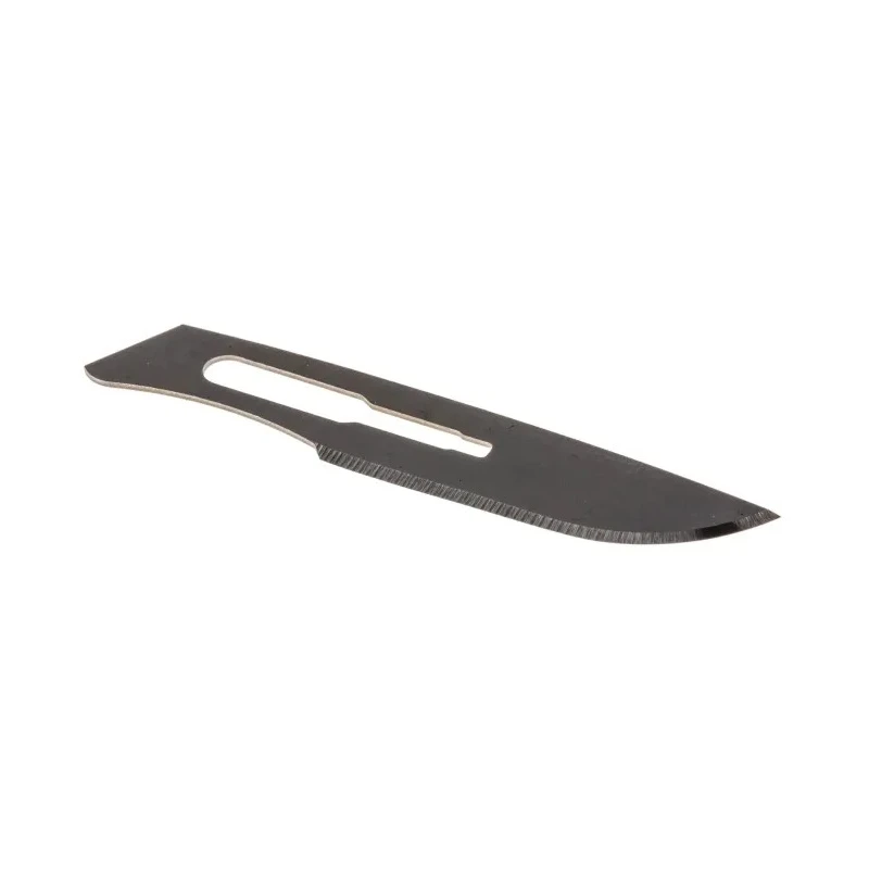 Swann-Morton Carbon Steel Curved Scalpel Blade No.10, 100 Pieces Package 1101