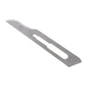 Swann-Morton Carbon Steel Curved Scalpel Blade No.15, Pack of 100 1105