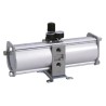 SMC Pneumatic Regulator G 1/2, Type G RC NPT, 0.2 MPa, Carbon Steel, 50°C VBA40A-F04