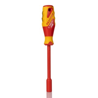 Gedore Hexagon Nut Driver VDE 1000V Approved 8 mm Tip, 125 mm Blade Length, 245 mm Overall Length 1747118