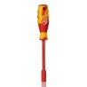 Gedore Hexagon Nut Driver VDE 1000V Approved 8 mm Tip, 125 mm Blade Length, 245 mm Overall Length 1747118