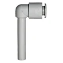 SMC KQ2 Series Polybutylene Terephthalate Brass Electroless Nickel Plated Stainless Steel Pneumatic Elbow KQ2W06-99A