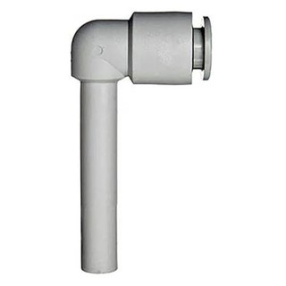 SMC KQ2 Series Polybutylene Terephthalate Brass Electroless Nickel Plated Stainless Steel Pneumatic Elbow KQ2W06-99A