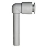 SMC KQ2 Series Polybutylene Terephthalate Brass Electroless Nickel Plated Stainless Steel Pneumatic Elbow KQ2W06-99A