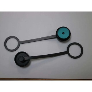 Techno Circular Connector Dust Cap Green Thermoplastic Elastomer, Polybutylene Terephthalate 6DB021900