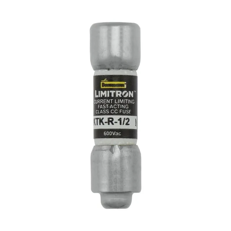 Eaton Cartridge Fuse 500mA 600V AC Fast Acting Melamine Body 10 x 38 mm KTK-R-1-2