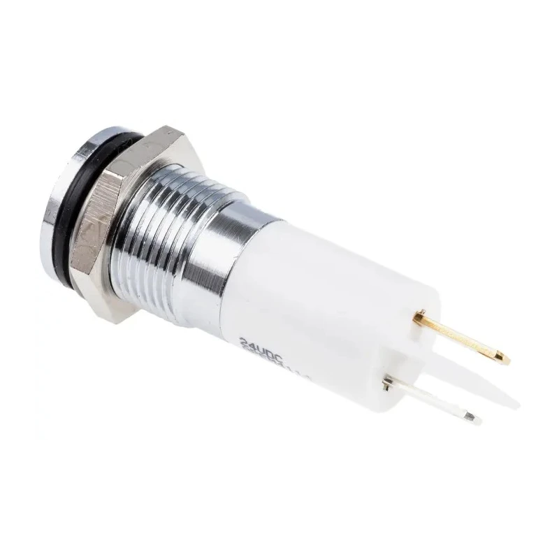 RS PRO Orange Panel Mount Indicator 220V AC 3mA Solder Lug Termination IP67 Flush 848-4649
