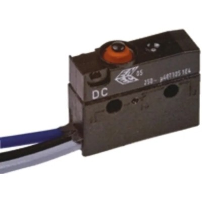 ZF Button Micro Switch, Solder Terminal, 10A, 250 V ac, SPCO Contact, IP67 DC2C-Q5AA