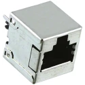 Molex 95623 Series RJ45 Connector Female, Through Hole, Cat3 Shielded Straight 2 Port 8 Way RJ45