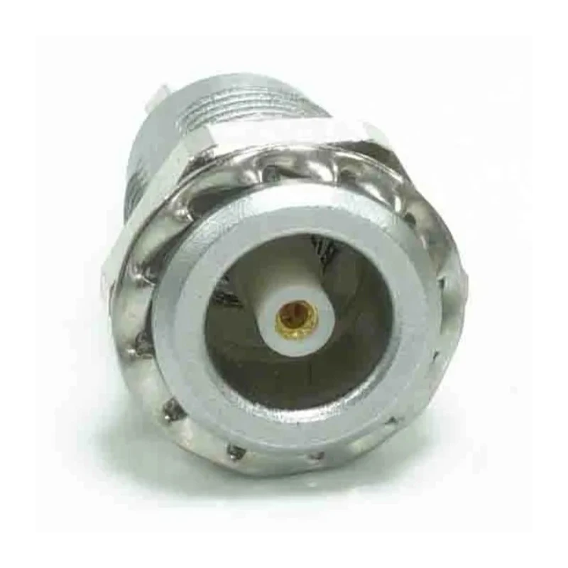 RS PRO Circular Connector 1 Contact Panel Mount M7 Socket Female IP50 4A Chrome Plated Brass 209-5638