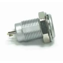 RS PRO Circular Connector 1 Contact Panel Mount M7 Socket Female IP50 4A Chrome Plated Brass 209-5638