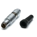 RS PRO Industrial Circular Connector, 4 Contacts, Cable Mount, Plug, Male, IP50, Chrome Plated Brass Housing, Push 209-5666