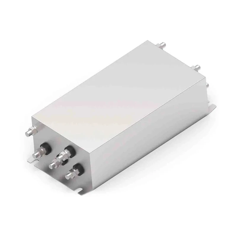TE Connectivity 3-Phase Chassis Mount EMI Filter 150A 520V AC 50/60Hz Threaded Bolt Termination 150KESS6BFPW