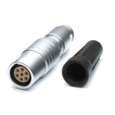 RS PRO Circular Connector 7 Contacts Cable Socket Female Standard 11A Chrome Plated Brass Push Pull IP50 209-5722